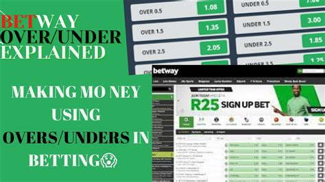 Betway Over/ Under Betting Explained ⚽: How To Win Money .
